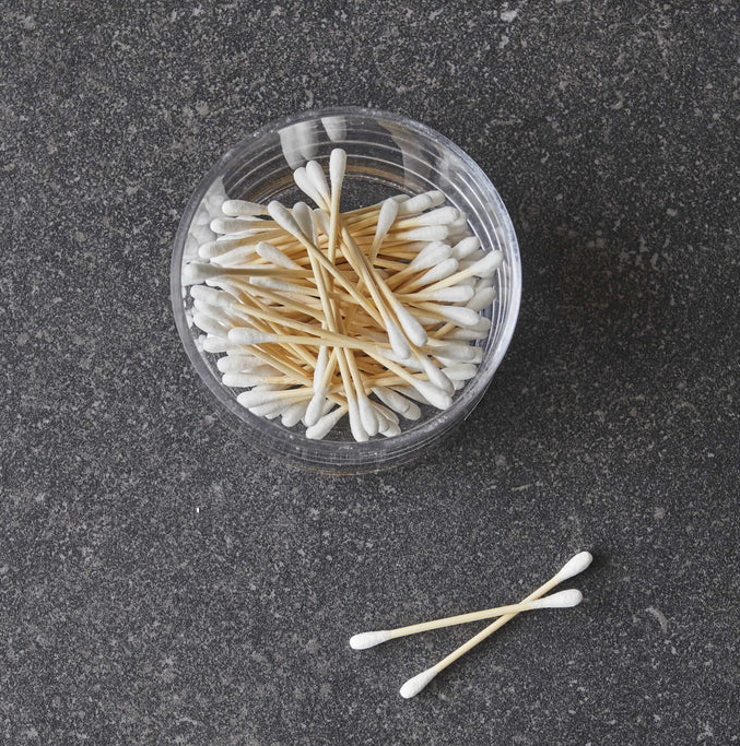 200 Bamboo + Organic Cotton Buds