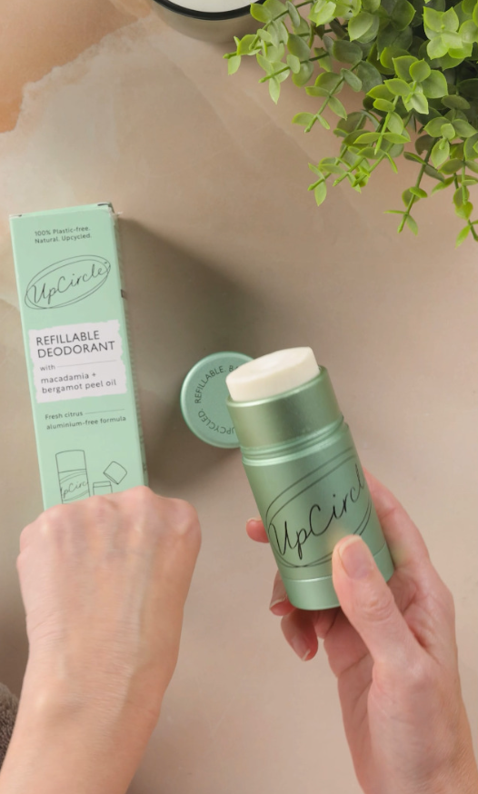 Refillable Deodorant with Macadamia + Bergamot