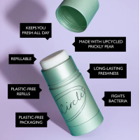 UpCircle Refillable Deodorant with Macadamia + Bergamot - 1 case + 1 refill – extra afbeelding 3