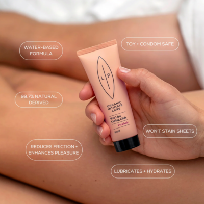 Lip Intimate Care Wet Lips - Caring Glide - Prebiotics – extra afbeelding 1