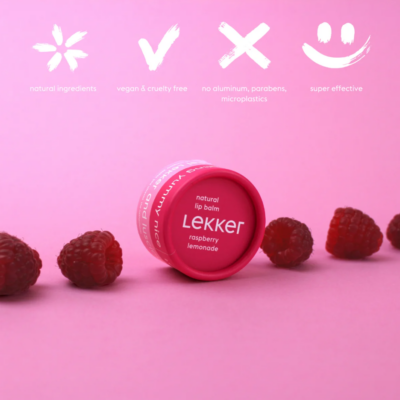 The lekker company Lip balm - Raspberry Lemonade – extra afbeelding 1