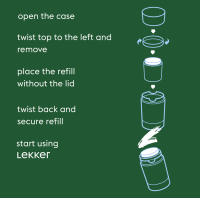 The lekker company Deodorant Refill Starter - Be Active – extra afbeelding 2