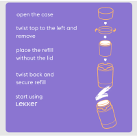The lekker company Deodorant Refill - Have Fun – extra afbeelding 1