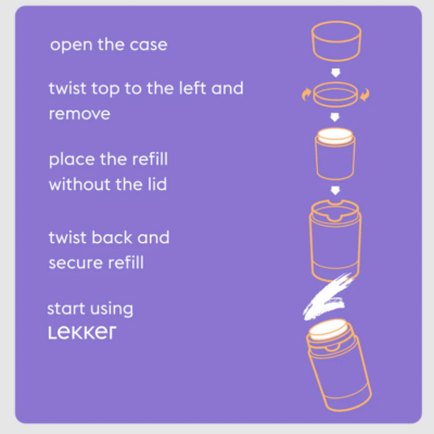 The lekker company Deodorant Refill - Have Fun – extra afbeelding 1