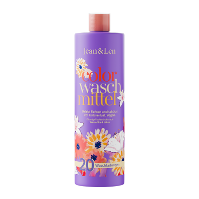 Vloeibaar Wasmiddel voor Gekleurde Was met Waterlelie & Lotus