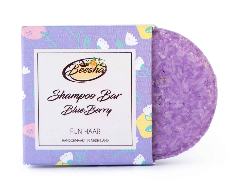 Beesha Shampoo Bar Blueberry – hoofdafbeelding