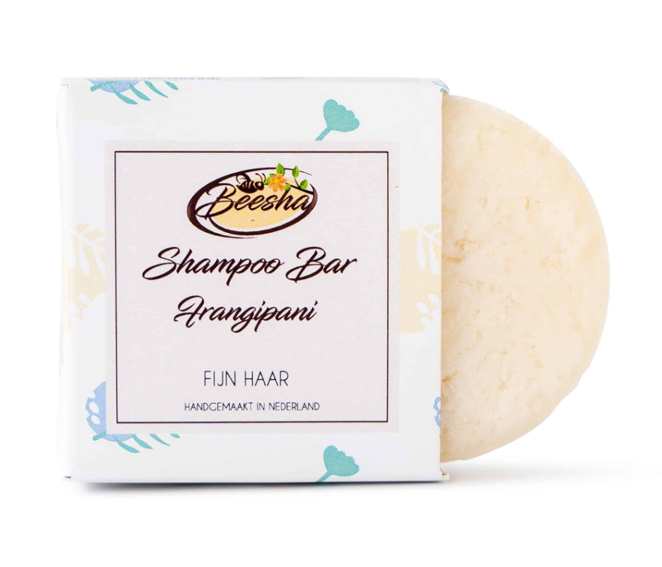 Beesha Shampoo Bar Frangipani – hoofdafbeelding