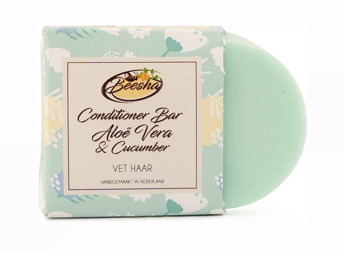 Beesha Conditioner Bar Aloë Vera & Cucumber – hoofdafbeelding