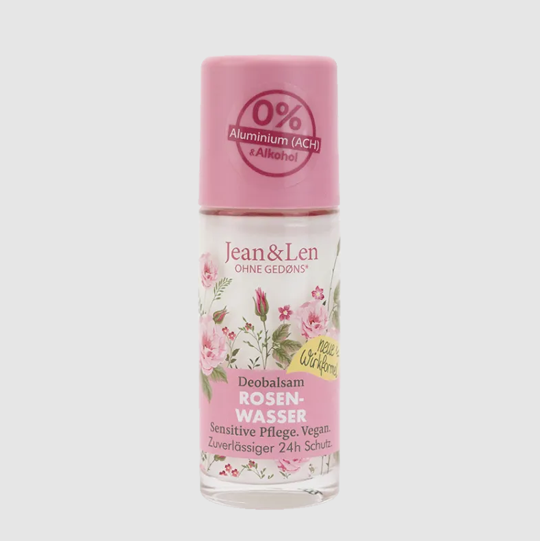 Jean & Len Sensitive Deodorant Roller met Rozenwater – hoofdafbeelding