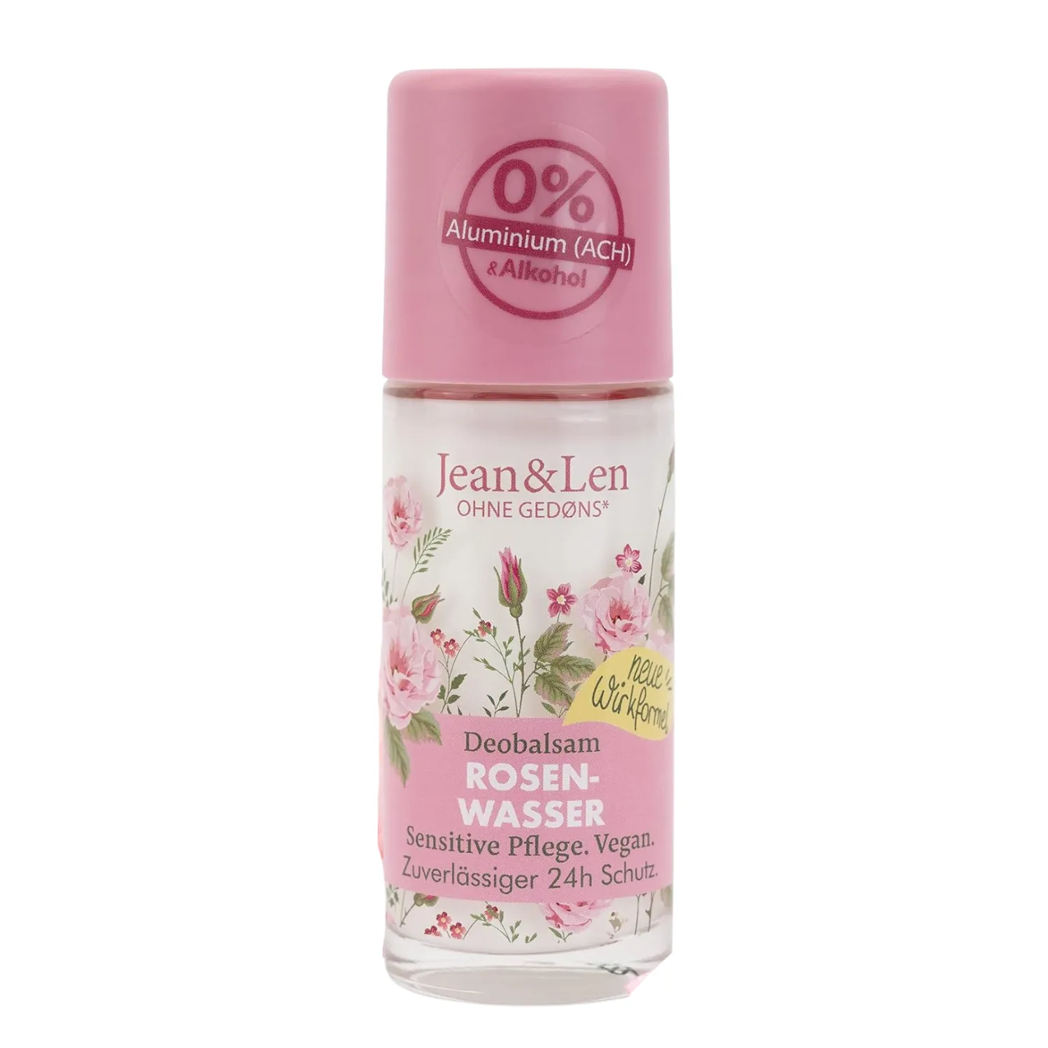 Jean & Len Sensitive Deodorant Roller met Rozenwater – hoofdafbeelding