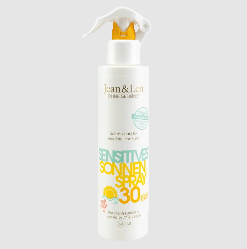 Jean & Len Sensitive Zonnespray SPF 30 – hoofdafbeelding