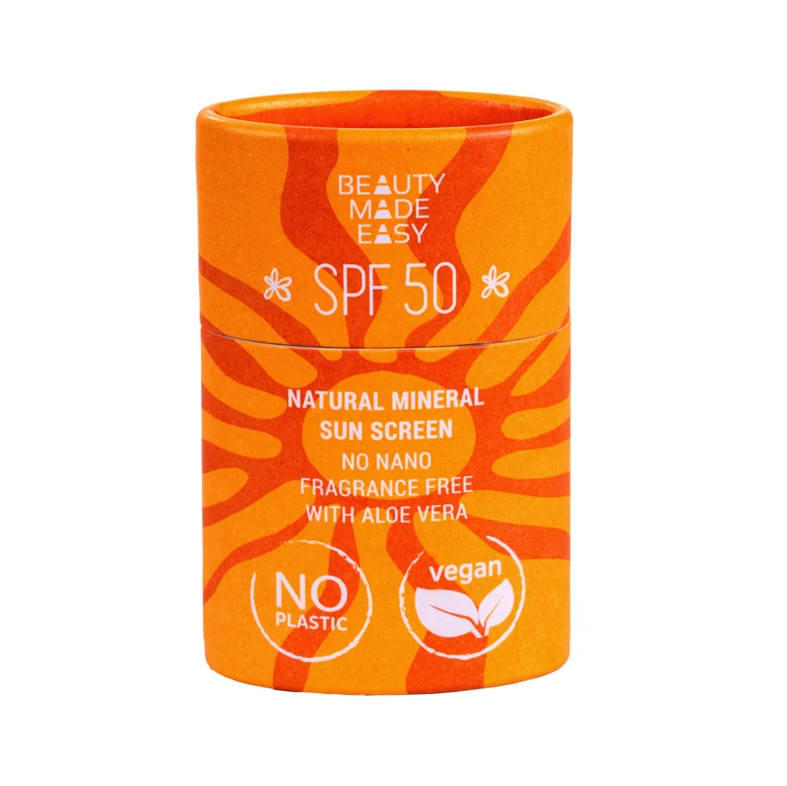 Beauty Made Easy Natural Mineral Sunscreen SPF 50 for Face – hoofdafbeelding