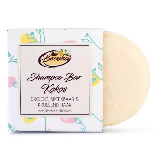 Beesha Shampoo Bar Kokos – hoofdafbeelding