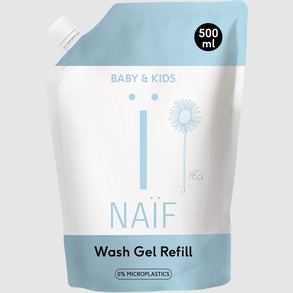 Naïf Reinigingsgel Navulling – 500 ml – hoofdafbeelding