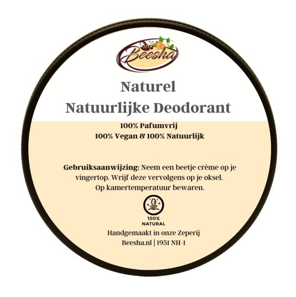 Beesha Natuurlijke Deodorant Naturel – hoofdafbeelding