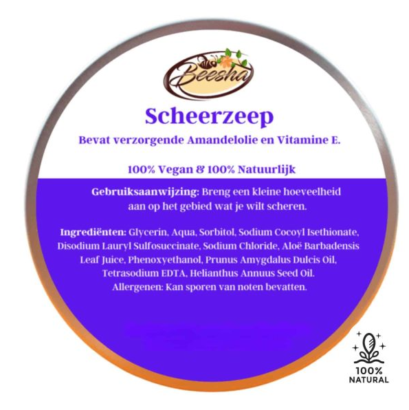 Beesha Beesha Scheerzeep – hoofdafbeelding