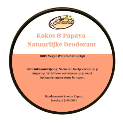 Natuurlijke Deodorant Kokos & Papaya