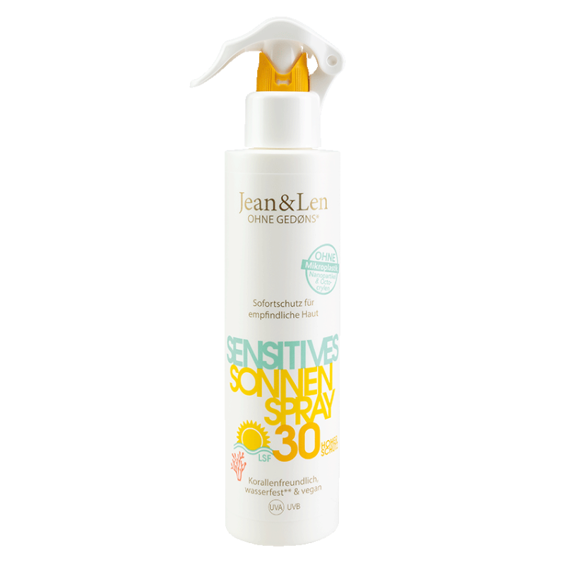 Jean & Len Sensitive Zonnespray SPF 30 – hoofdafbeelding