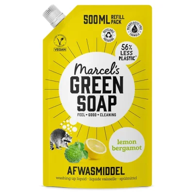 Afwasmiddel Navulling Citroen & Bergamot
