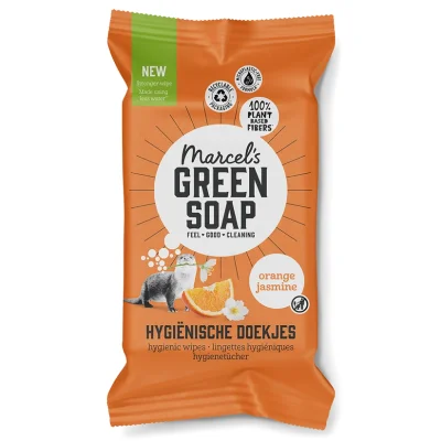 Hygiënische Schoonmaakdoekjes – Sinaasappel & Jasmijn