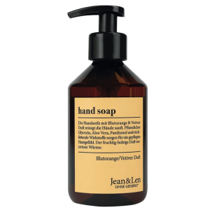 Jean & Len Handzeep Blood Orange & Vetiver - 250 ml